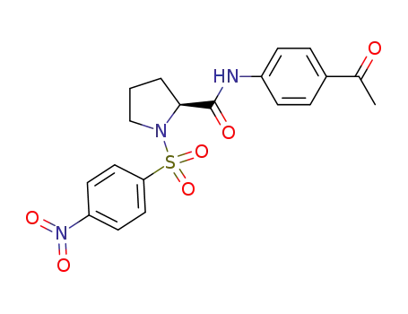 N-(4-acetylphenyl)-1-(4-nitrobenzenesulfonyl)pyrrolidine-2-carboxamide