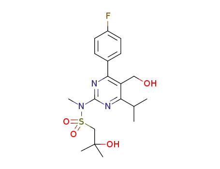 [4-(4-fluorophenyl)-2-[(2-hydroxy-2-methylpropyl)sulfonyl(methyl)amino]-6-(1-methylethyl)-pyrimidin-5-yl]methanol