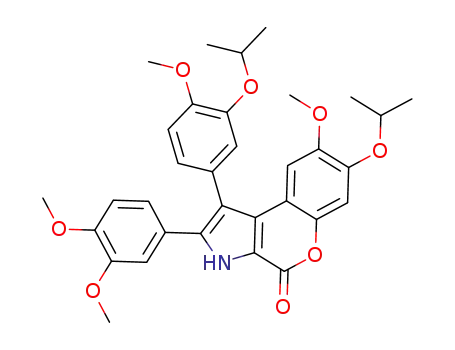 2-(3,4-dimethoxyphenyl)-7-isopropoxy-1-(3-isopropoxy-4-methoxyphenyl)-8-methoxy-[1]benzopyrano[3,4-b]pyrrol-4(3H)-one