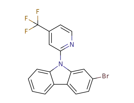 2-bromo-9-(4-(trifluoromethyl)pyridin-2-yl)-9H-carbazole