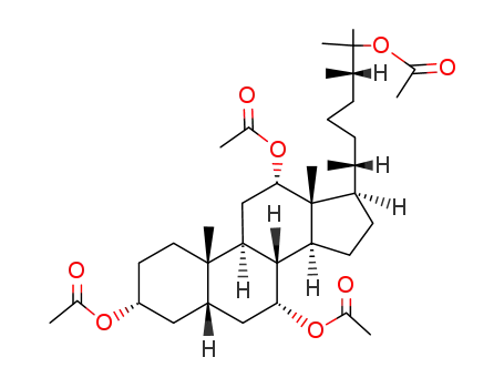 (25R)-3α,7α,12α,26-tetraacetoxy-26,26-dimethyl-5β-cholestane