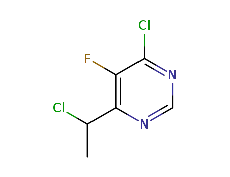 1-(4-chloro-5-fluoropyrimidin-6-yl)chloroethane