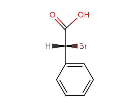 Benzeneacetic acid, a-bromo-, (aR)-