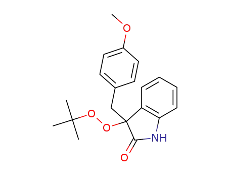 3-(tert-butylperoxy)-3-(4-methoxybenzyl)indolin-2-one