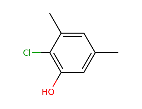 Molecular Structure of 5538-41-0 (CHLOROXYLENOL RELATED COMPOUND A (25  MG) (2- CHLORO-3,5-DIMETHYLPHENOL))