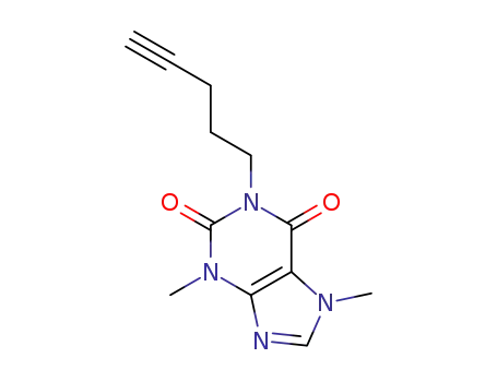 3,7-dimethyl-1-(pent-4-yn-1-yl)-1H-purine-2,6(3H,7H)-dione