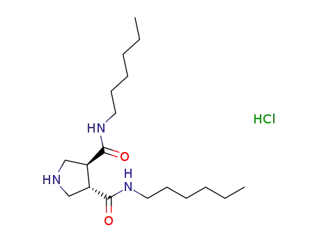 (3S,4S)-N3,N4-dihexylpyrrolidine-3,4-dicarboxamide hydrochloride
