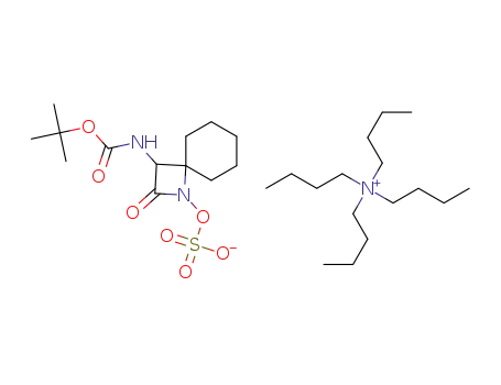 tetrabutylammonium 3-((tert-butoxycarbonyl)amino)-2-oxo-1-azaspiro[3.5]nonan-1-yl sulfate