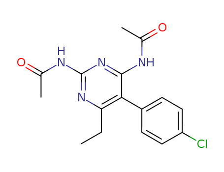 Acetamide, N,N'-[5-(4-chlorophenyl)-6-ethyl-2,4-pyrimidinediyl]bis-