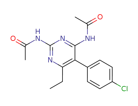 Acetamide, N,N'-[5-(4-chlorophenyl)-6-ethyl-2,4-pyrimidinediyl]bis-