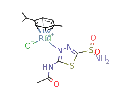 [(η6-p-cymene)RuCl2(κN11-AcmH2)]