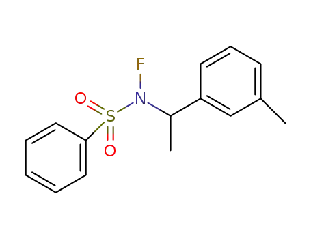 N-fluoro-N-(1-(m-tolyl)ethyl)benzenesulfonamide