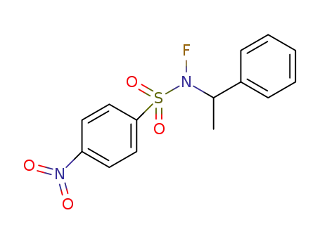 N-fluoro-4-nitro-N-(1-phenylethyl)benzenesulfonamide