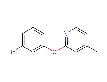 2-(3-bromophenoxy)-4-methylpyridine