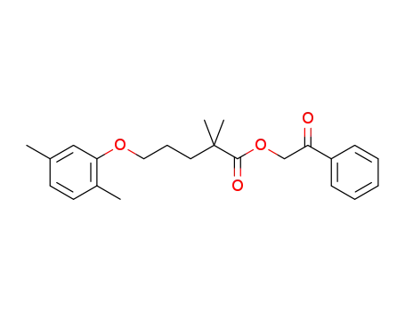 2-oxo-2-phenylethyl 5-(2,5-dimethylphenoxy)-2,2-dimethylpentanoate