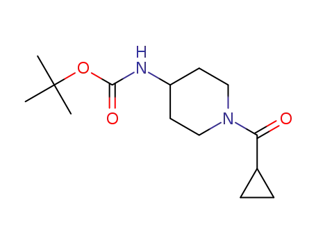 tert-butyl (1-(cyclopropanecarbonyl)piperidin-4-yl)carbamate