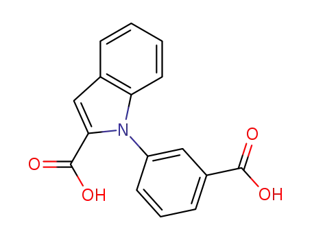 1-(3-carboxyphenyl)-1H-indole-2-carboxylic acid