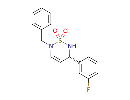 (S)-6-benzyl-3-(3-fluorophenyl)-3,6-dihydro-2H-1,2,6-thiadiazine 1,1-dioxide
