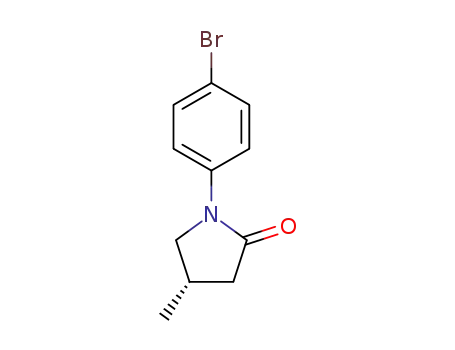 (S)-1-(4-bromophenyl)-4-methylpyrrolidin-2-one