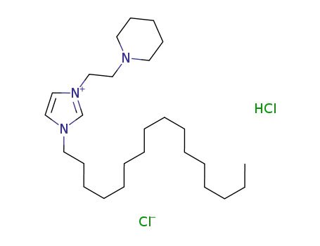 N1-hexadecyl-N3-(2-piperidylethyl)imidazolium chloride hydrochloride