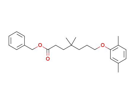 benzyl 7-(2,5-dimethylphenoxy)-4,4-dimethylheptanoate