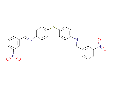 bis-[4-(3-nitro-benzylidenamino)-phenyl]-sulfide