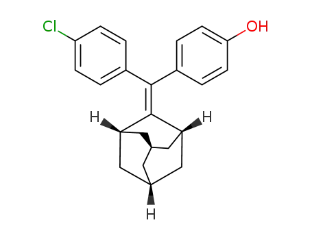 4-((Z)-((5S,7S)-adamantan-2-ylidene)(4-chlorophenyl)methyl)phenol