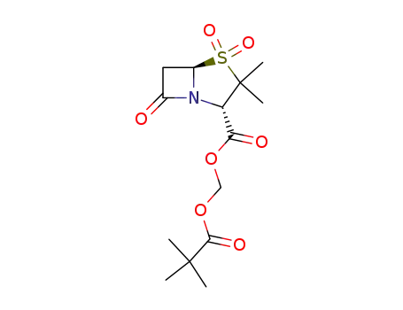 Molecular Structure of 69388-79-0 (Sulbactam pivoxil)