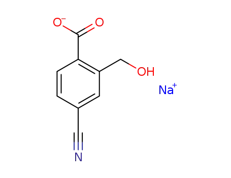 sodium 4-cyano-2-(hydroxymethyl)benzoate