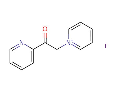 Molecular Structure of 26482-00-8 (PyridiniuM, 1-[2-oxo-2-(2-pyridinyl)ethyl]-, iodide)