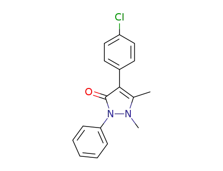 4-(4-chlorophenyl)-1,5-dimethyl-2-phenyl-1H-pyrazol-3(2H)-one