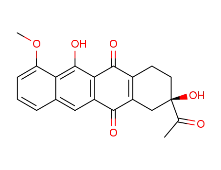 (2R)-2-acetyl-1,2,3,4-tetrahydro-2,6-dihydroxy-7-methoxy-5,12-naphthacenedione