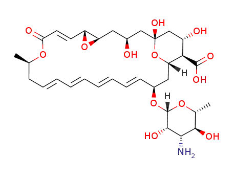 (1R,3S,5S,7R,8E,12R,14E,16E,18E,20E,22R,24S,25R,26S)-22-[(2R,3S,4S,5S,6R)-4-amino-3,5-dihydroxy-6-methyloxan-2-yl]oxy-1,3,26-trihydroxy-12-methyl-10-oxo-6,11,28-trioxatricyclo[22.3.1.05,7]octacosa-8,14,16,18,20-pentaene-25-carboxylic acid