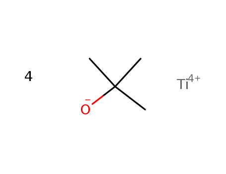 3087-39-6,Tetra-tert-butyl orthotitanate,2-Propanol,2-methyl-, titanium(4+) salt (9CI);tert-Butyl alcohol, titanium(4+) salt(8CI);tert-Butyl titanate(IV) (7CI);Tetra-tert-butoxytitanium;Tetra-tert-butyl titanate;Tetrakis(tert-butanolato)titanium;Tetrakis(tert-butoxy)titanium;Titanium tert-butoxide;Titanium tert-butylate;Titanium tetra-tert-butoxide;Titanium tetrakis(2-methyl-2-propoxide);Titaniumtetrakis(t-butoxide);Titanium tetrakis(tert-butanolate);Titaniumtetrakis(tert-butoxide);Titanium(4+) tert-butoxide;Titanium(IV)tert-butoxide;t-Butanol, titanium(4+) salt;tert-Butyl orthotitanate;tert-Butyl titanate;