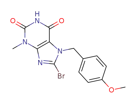8-bromo-7-(4-methoxybenzyl)-3-methyl-1H-purine-2,6(3H,7H)-dione