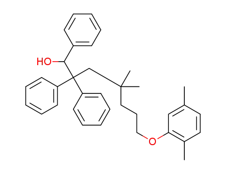 7-(2,5-dimethylphenoxy)-4,4-dimethyl-1,2,2-triphenylheptan-1-ol