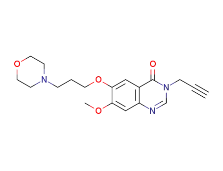 7-methoxy-6-[3-(morpholin-4-yl)propoxy]-3-(prop-2-yn-1-yl)quinazolin-4(3H)-one