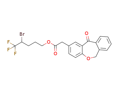4-bromo-5,5,5-trifluoropentyl 2-(11-oxo-6,11-dihydrodibenzo[b,e]oxepin-2-yl)acetate