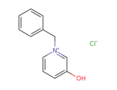 Molecular Structure of 3323-73-7 (1-BENZYL-3-HYDROXYPYRIDINIUM CHLORIDE)