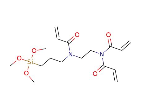 N-acryloyl-N-(2-(N-(3-(trimethoxysilyl)propyl)acrylamido)ethyl)acrylamide