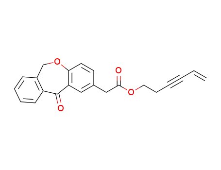 hex-5-en-3-yn-1-yl 2-(11-oxo-6,11-dihydrodibenzo[b,e]oxepin-2-yl)acetate
