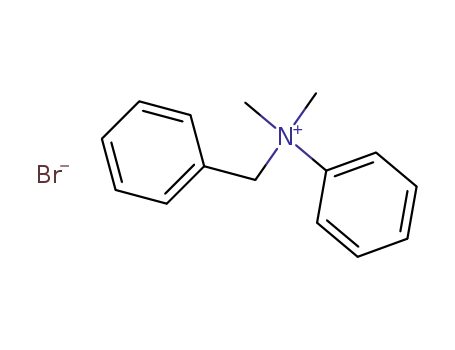 Molecular Structure of 23145-45-1 (Benzenemethanaminium, N,N-dimethyl-N-phenyl-, bromide)