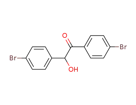 Molecular Structure of 4254-18-6 (4,4''-Dibromobenzoin)