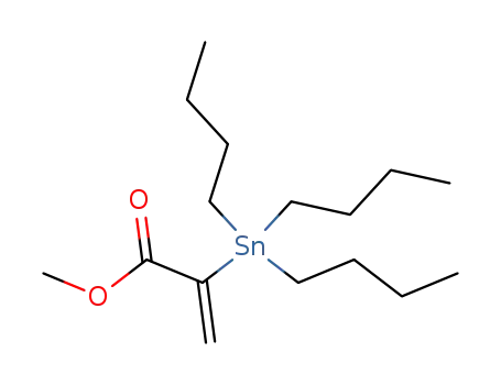 Molecular Structure of 124582-37-2 (2-(Tributylstannyl)acrylic Acid Methyl Ester)