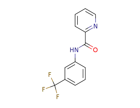Molecular Structure of 61350-01-4 (2-Pyridinecarboxamide, N-[3-(trifluoromethyl)phenyl]-)