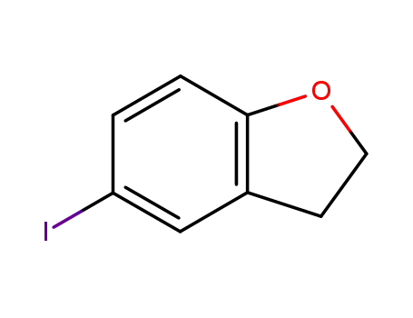 Molecular Structure of 132464-84-7 (5-IODO-2,3-DIHYDROBENZO[B]FURAN)