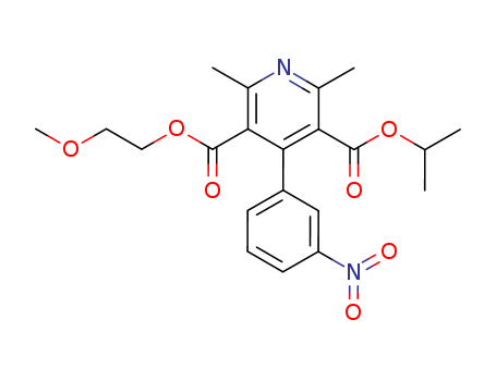 Nimodipine Related Compound A (50 mg) (2-methoxyethyl-1-methylethyl 2,6-dimethyl-4-(3-nitrophenyl)pyridine-3,5-dicarboxylate)