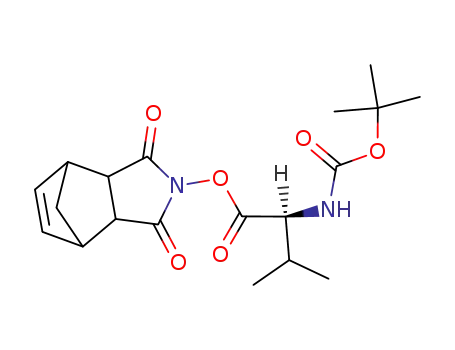 N-(t-butoxycarbonyl)-L-valine N-hydroxy-5-norbornene-2,3-dicarboximide ester
