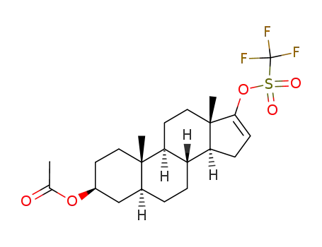 3β-acetoxy-5α-androsta-16-ene-17-yl trifluoromethanesulfonate