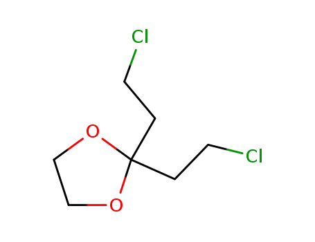 2.2-Bis-β-chlorethyl-1.3-dioxolan